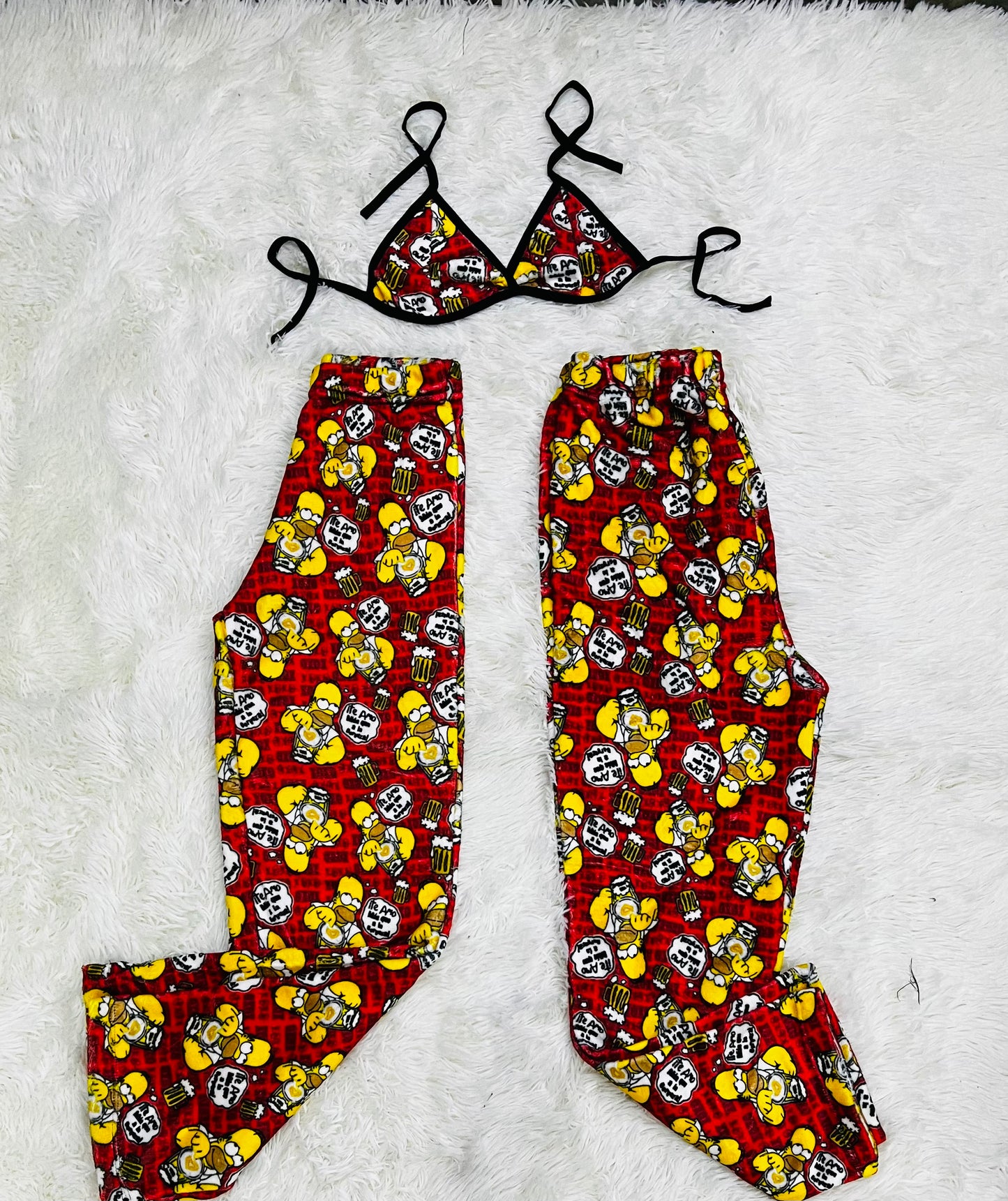 Duo pijama afelpada Homero