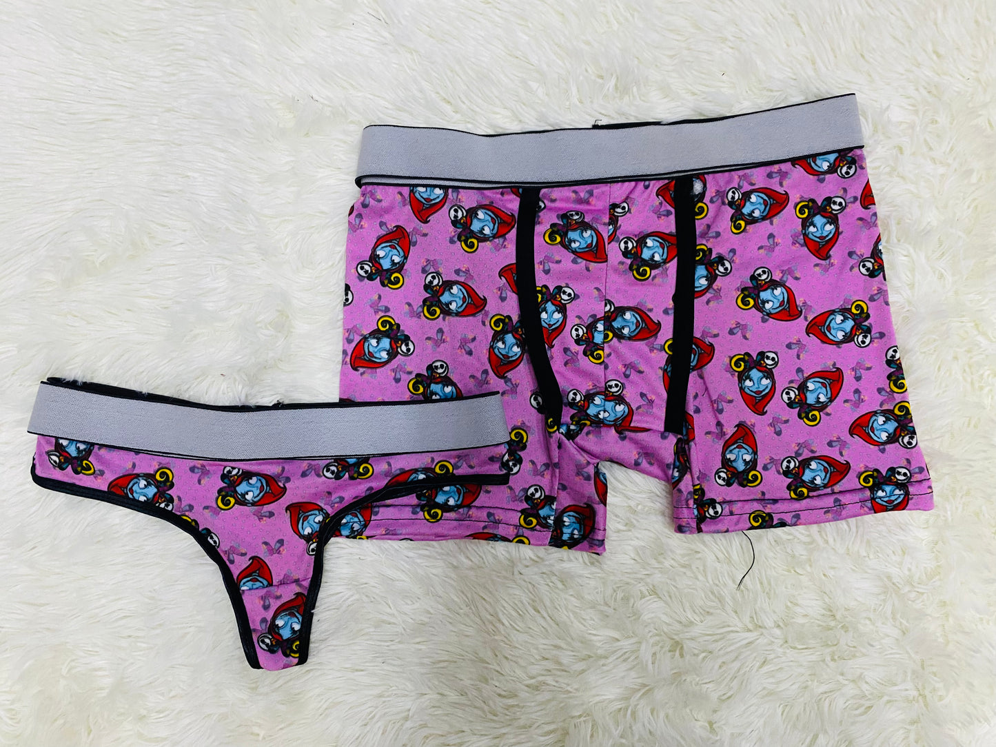 Hallowen matching couples underwear