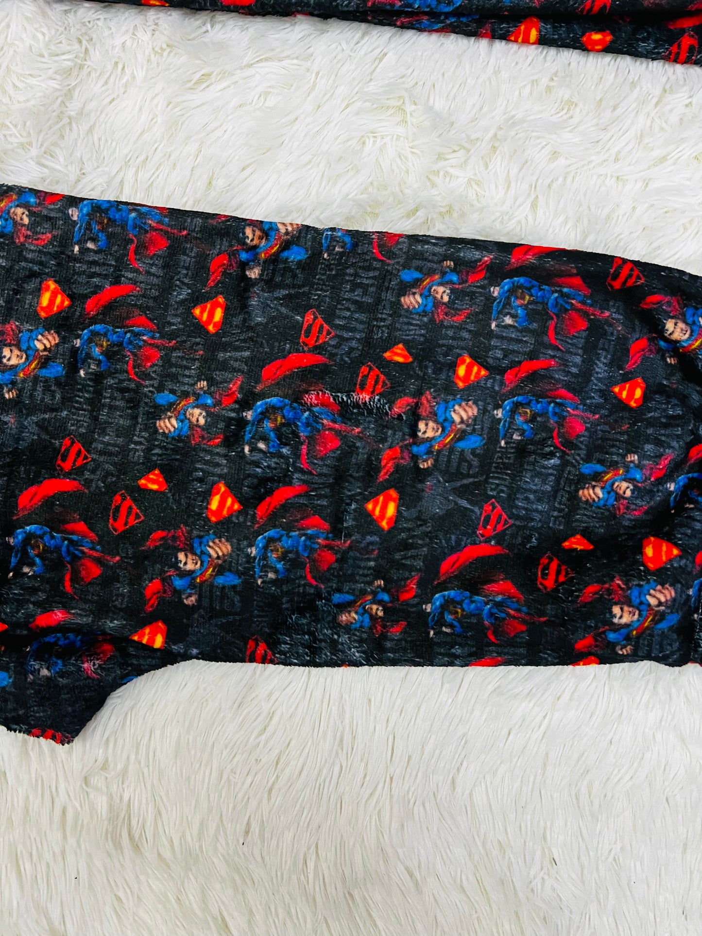 Duo pijama afelpada super man