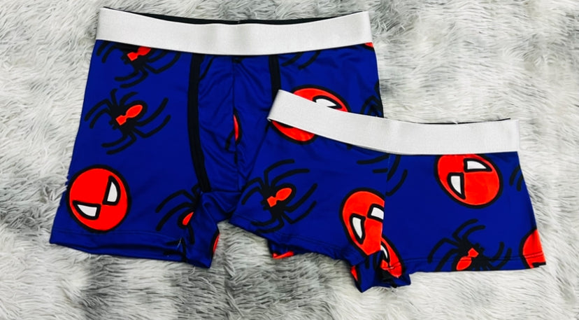 Spiderman Azul duo boxer
