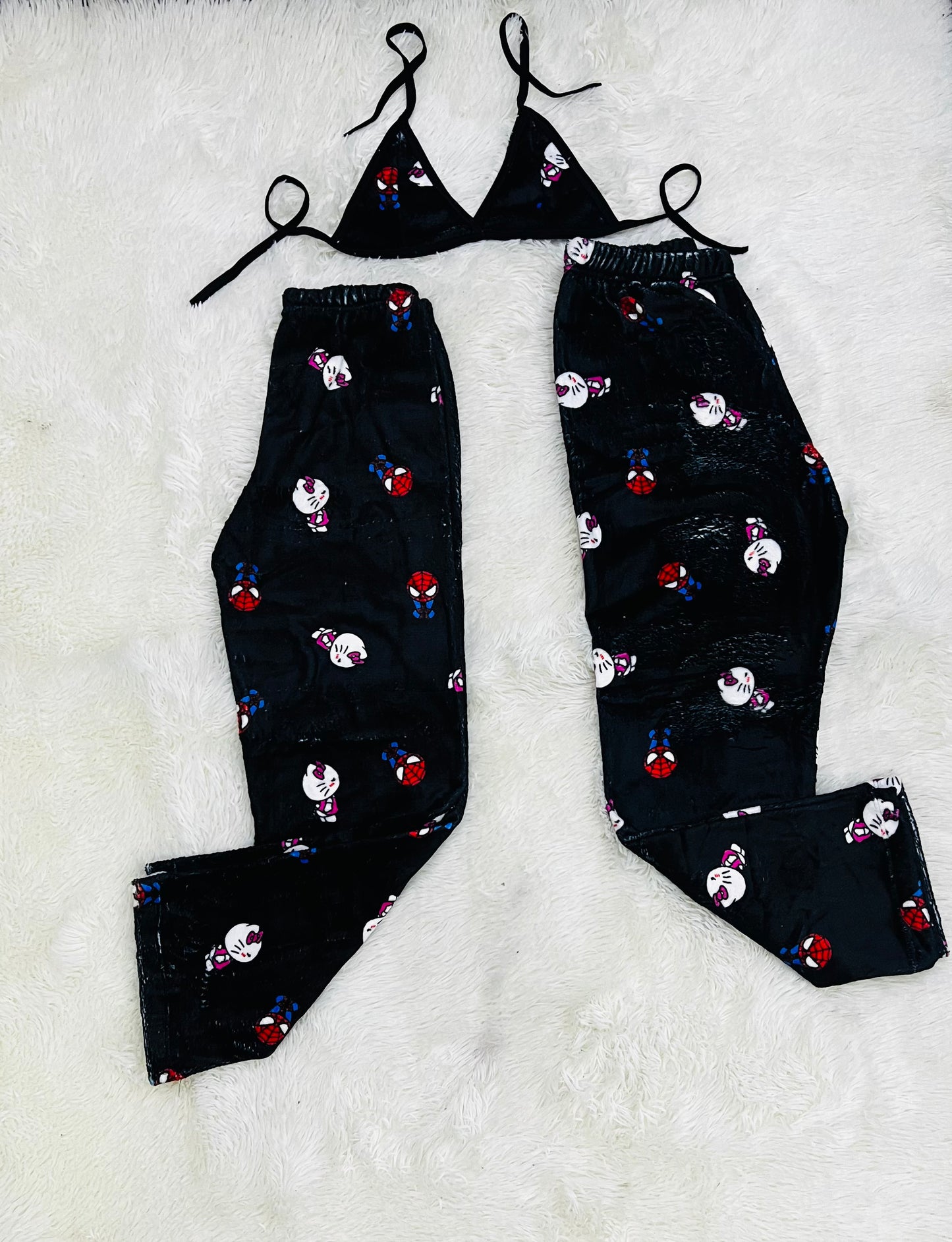 Duo pijama afelpada hello kitty