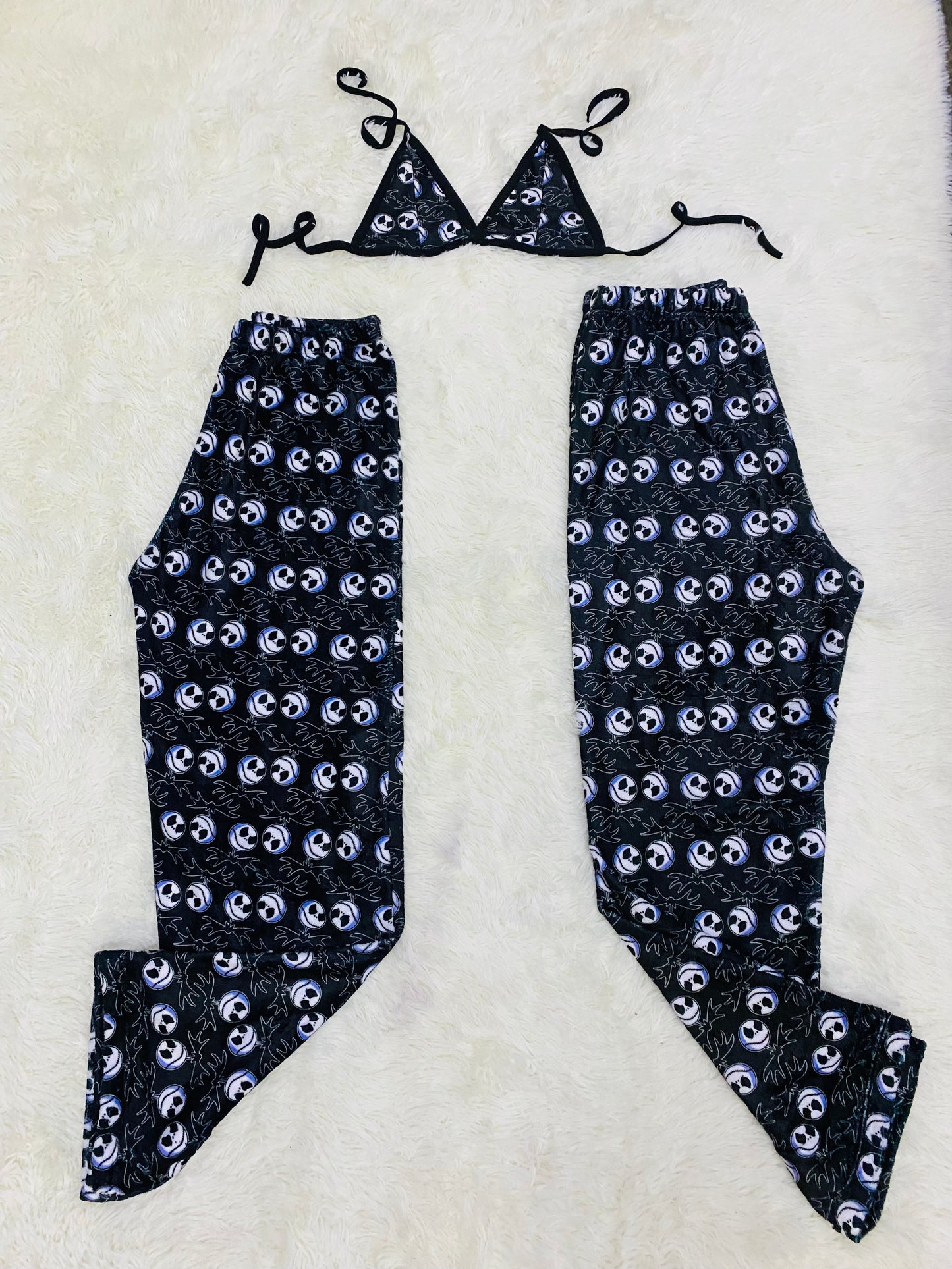 Jack plush pajama dúo hallowen