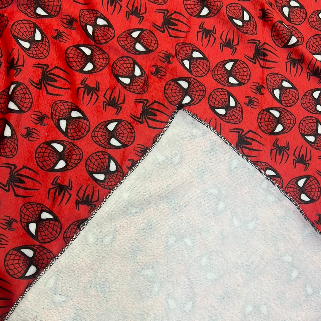 Plush Spider-Man throw