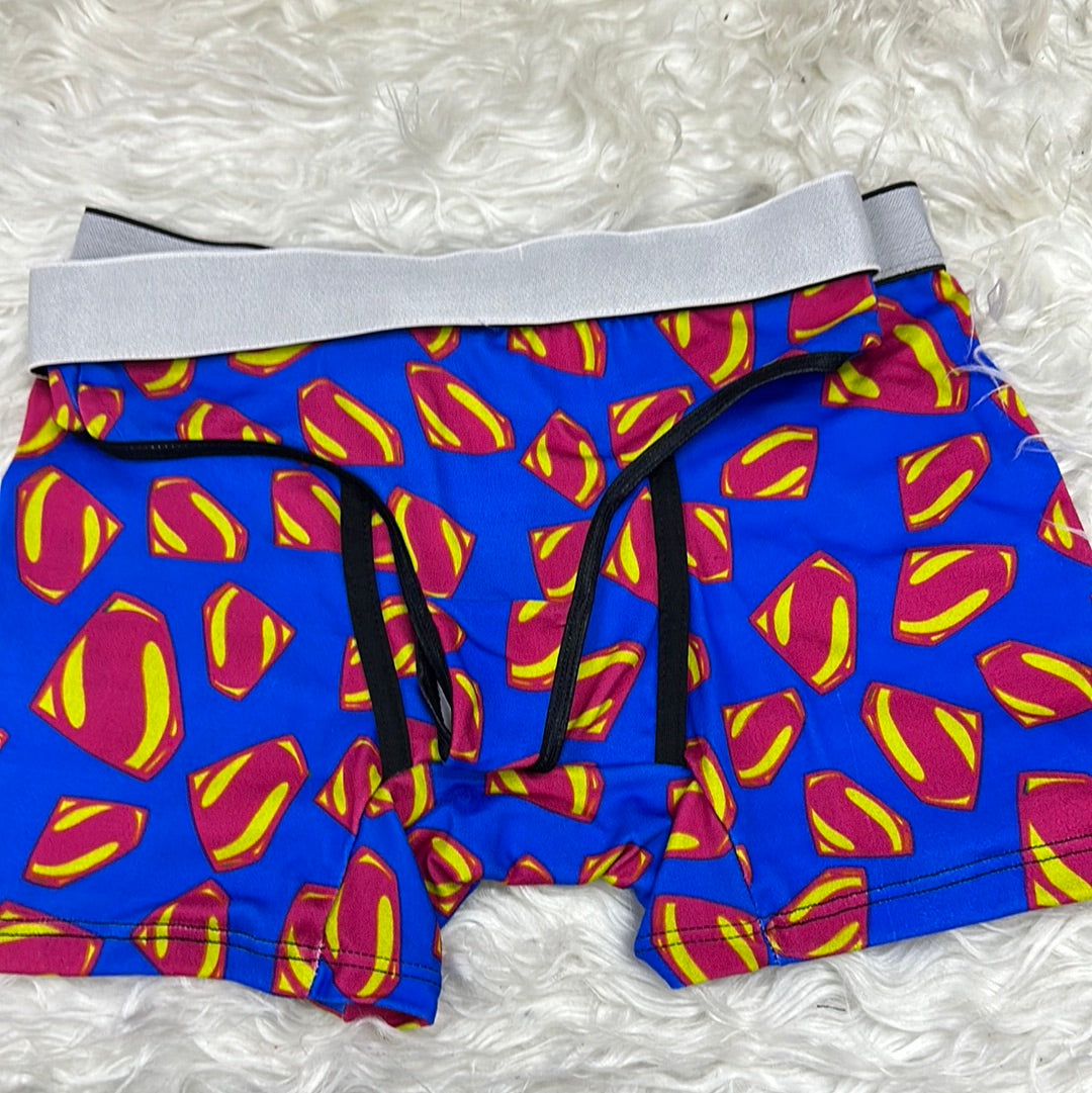 Superman blue couples matching underwear