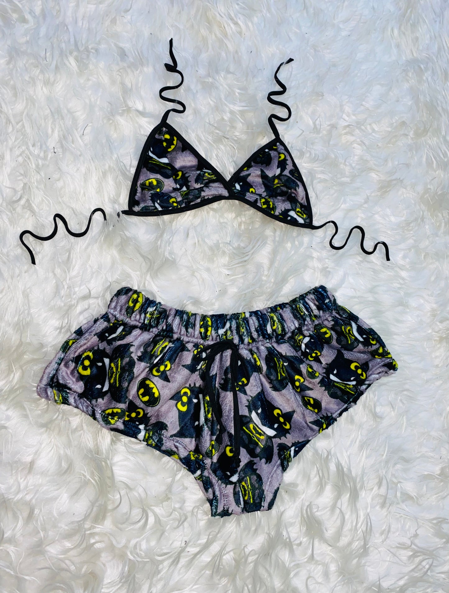 short kitty pajamas batman costume