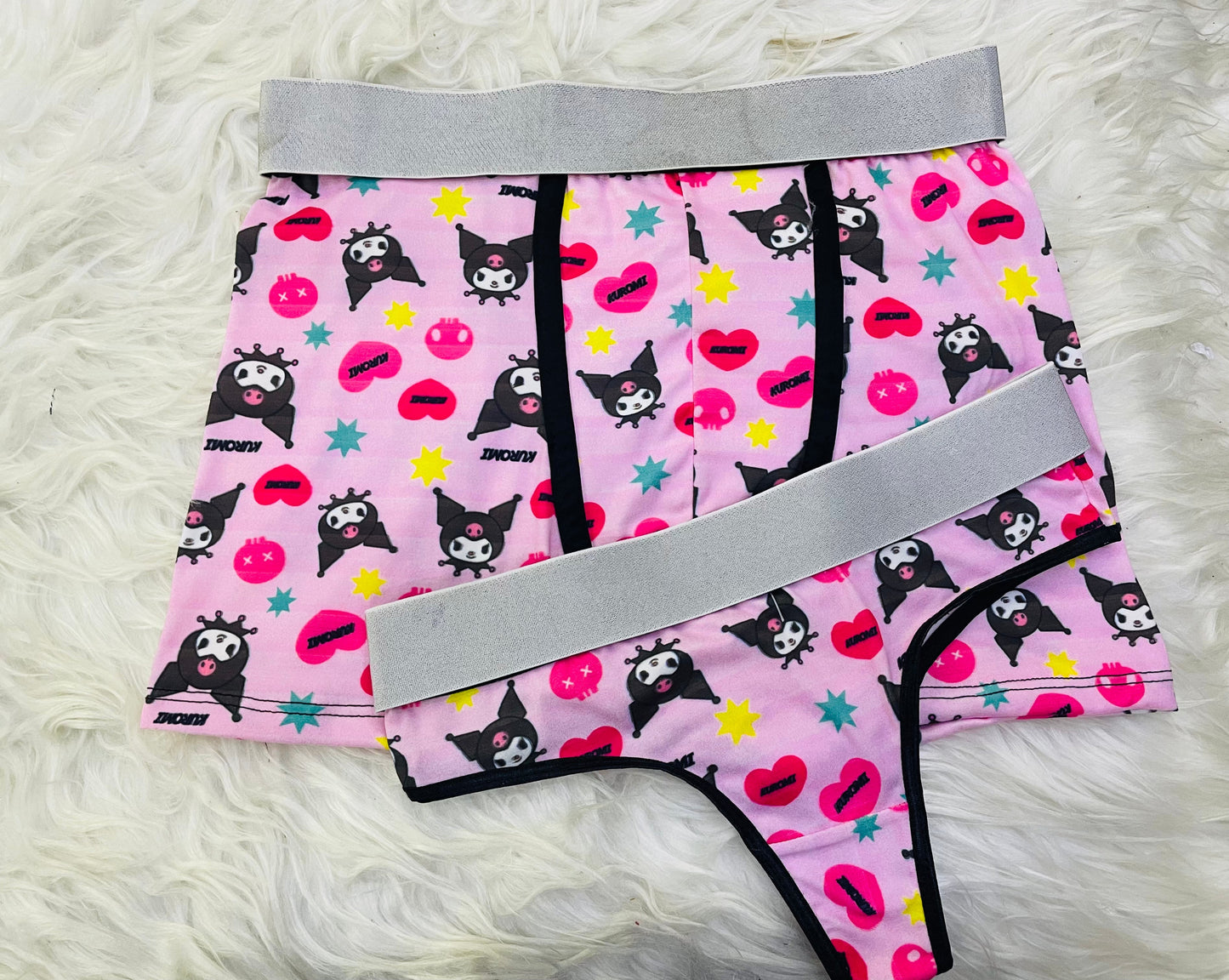 Kuromi matching couples underwear