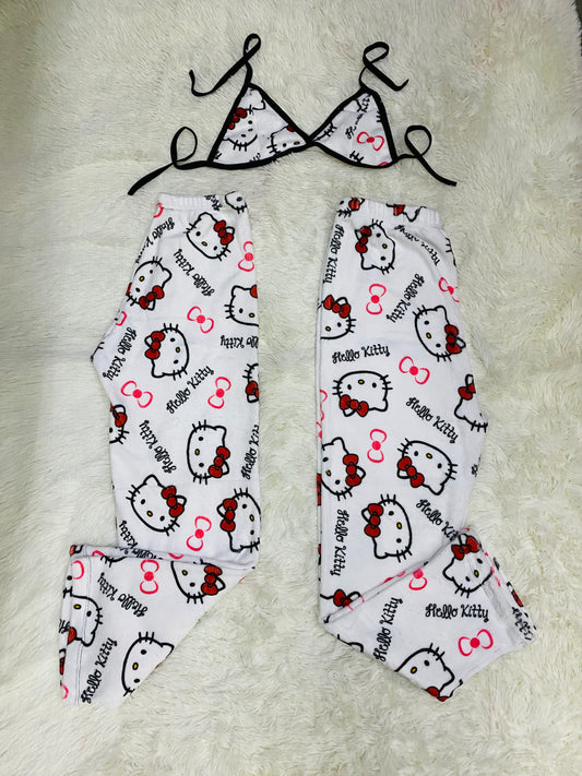 plush pajama duo hello  kitty