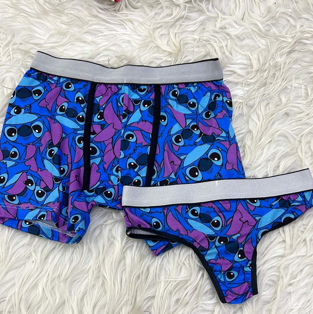 Stitch couples matching underwear