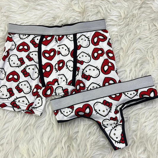 plush pajama duo spiderman kitty – Fun underwear